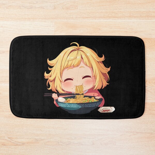 Item preview, Nanami Mami Rent A Girlfriend Ramen Kawaii Chibi Blonde Hair Anime Girl designed and sold by Raslbazola.