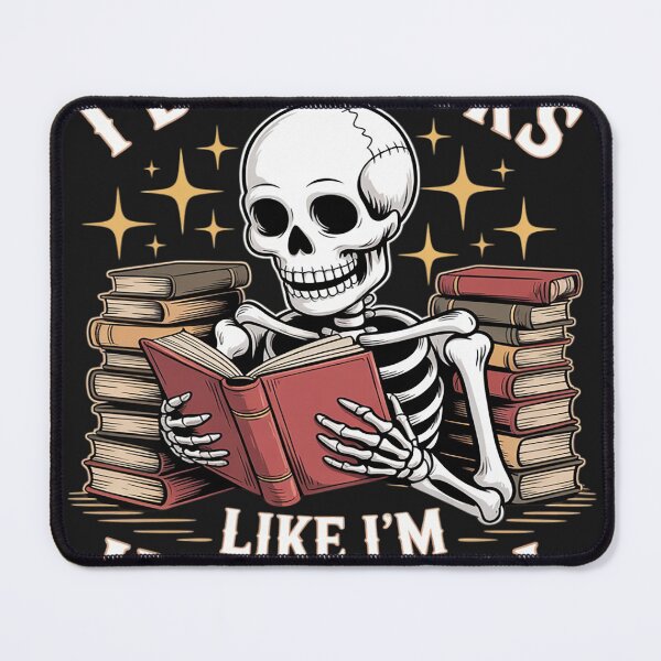 Item preview, I Buy Books Like I'm Immortal Skeleton Reader Books Reading designed and sold by Dolostope.