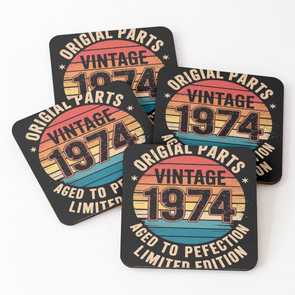 Item preview, Vintage 1974 Original Parts 51th birthday designed and sold by NailMolisa.