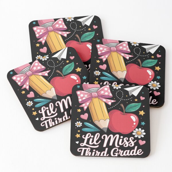 Item preview, Little Miss 3rd Third Grade Cute Girls First Day Of School designed and sold by Voidbinder.