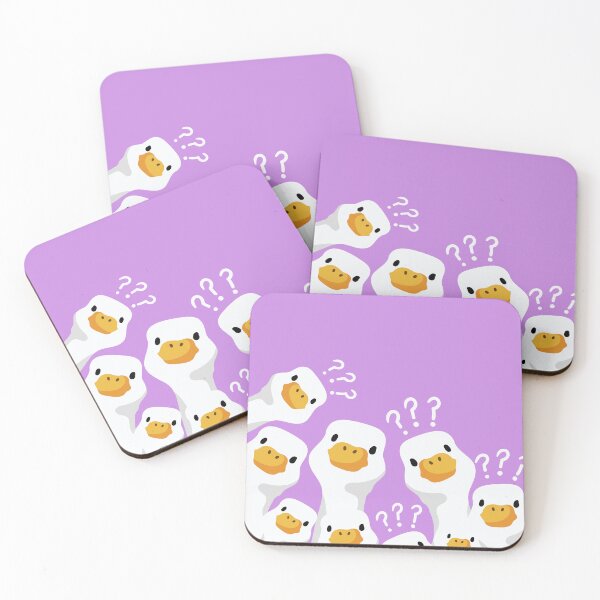 Item preview, Quirky Duck Faces Pattern – Adorable Minimal Bird Art designed and sold by Cosmodoody.