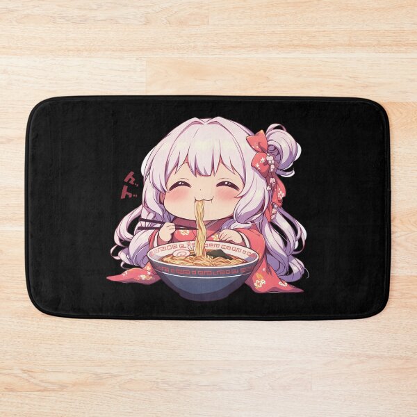 Item preview, Nagisa Momoe Magia Record Ramen Kawaii Chibi White Hair Anime Girl Cute designed and sold by Raslbazola.