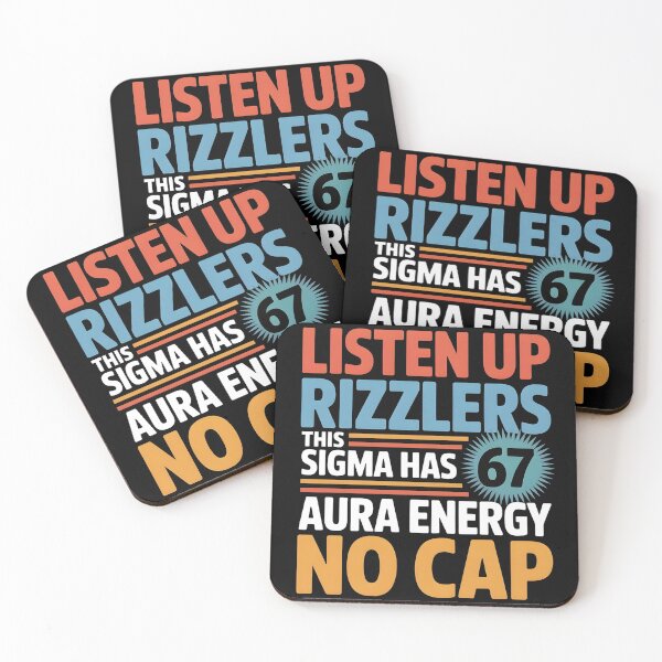 Item preview, Listen Up Rizzlers This Sigma Has 67 Aura Energy Six Seven designed and sold by BLZART.