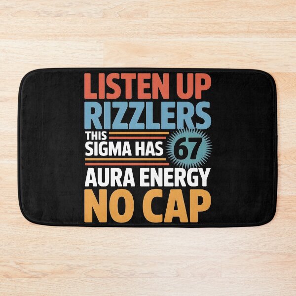 Item preview, Listen Up Rizzlers This Sigma Has 67 Aura Energy Six Seven designed and sold by BLZART.