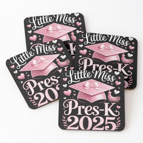 Item preview, Little Miss Pre-K Grad 2025 Graduation Pink Bow Preschool designed and sold by Voidbinder.
