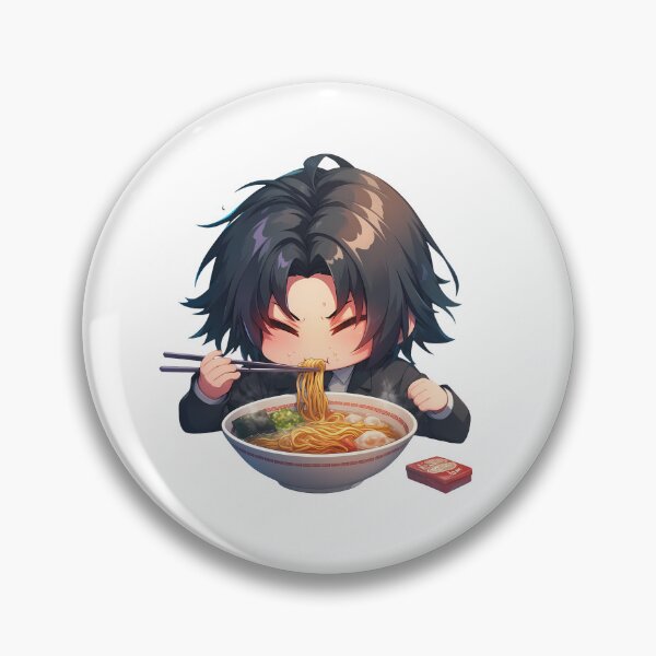 Item preview, Idolish Anime Iori Izumi Idolish7 Ramen Kawaii Chibi Dark Hair Anime Cute Bowl Warm designed and sold by Raslbazola.