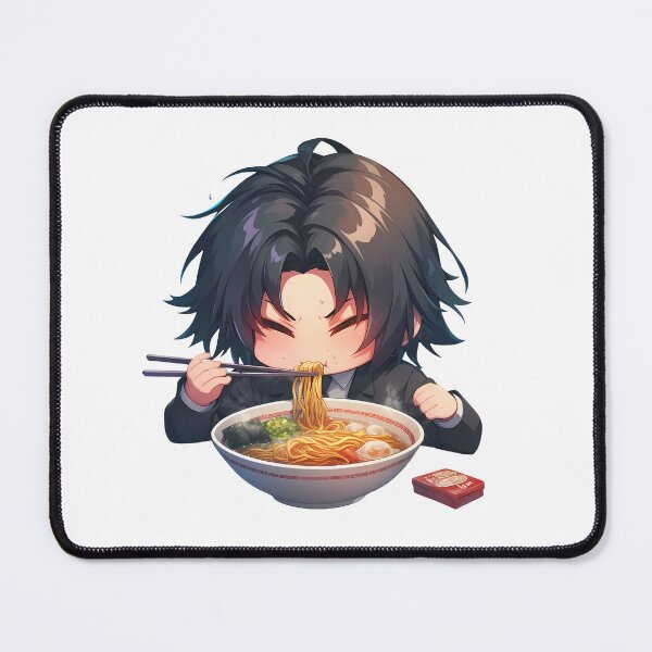 Item preview, Idolish Anime Iori Izumi Idolish7 Ramen Kawaii Chibi Dark Hair Anime Cute Bowl Warm designed and sold by Raslbazola.