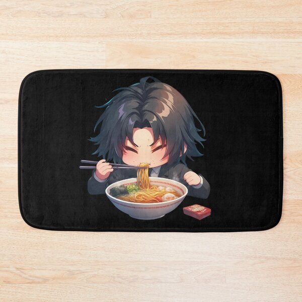Item preview, Idolish Anime Iori Izumi Idolish7 Ramen Kawaii Chibi Dark Hair Anime Cute Bowl Warm designed and sold by Raslbazola.