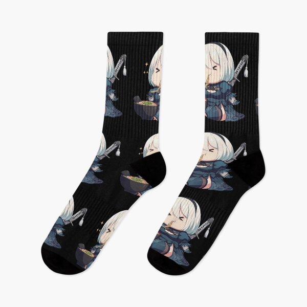 Item preview, Game Kaine Nier Automata Ramen Kawaii Chibi White Hair Game Girl Cute Bowl designed and sold by Raslbazola.
