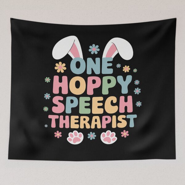 Item preview, One Hoppy Speech Therapist Bunny Easter Day designed and sold by Morphologiona.