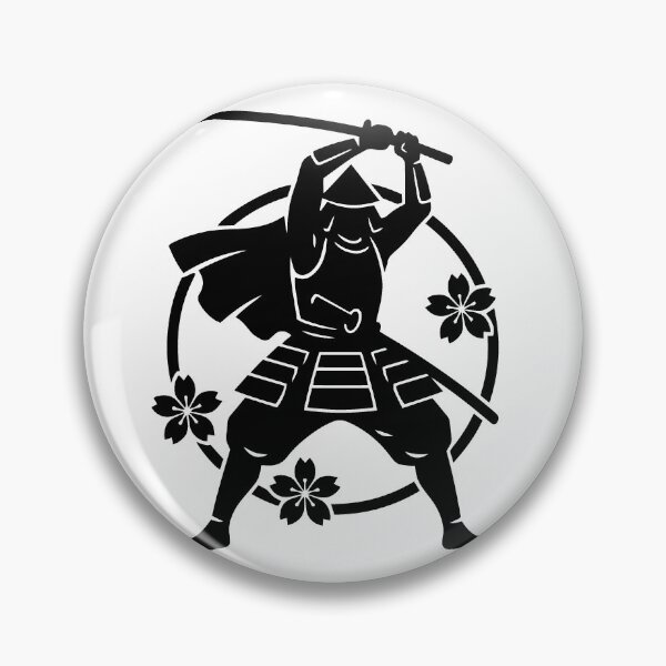 Item preview, Samurai warrior standing with katana designed and sold by varshitha2024.
