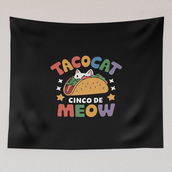 Item preview, Funny Taco Cat Pun Tacocat Cute Taco Lover Cinco De Meow  designed and sold by MyzoToyota.