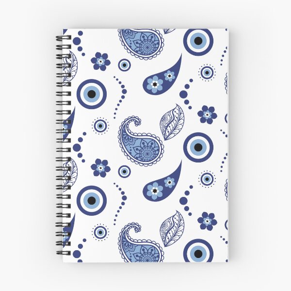 Item preview, Nazar Blue Floral Evil Eye Pattern designed and sold by RisaArt22.
