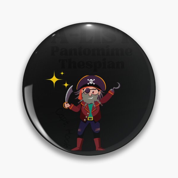 Item preview, A-List Pantomime Thespian - Captain Hook. designed and sold by AhliyWidener.
