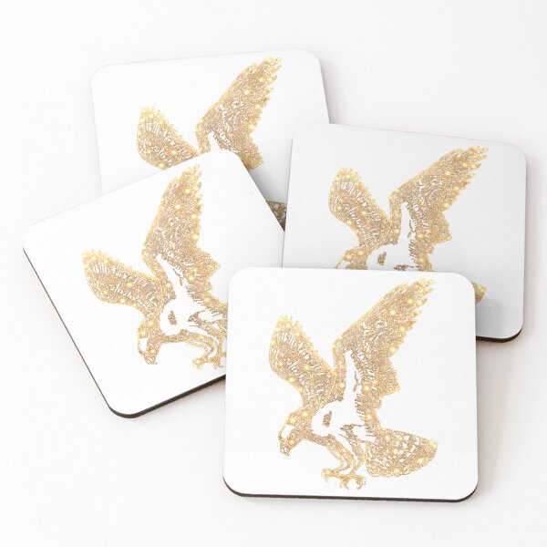 Item preview, Golden Diamond Eagle - Luxury Sparkle Rhinestone Art designed and sold by Latikshop.