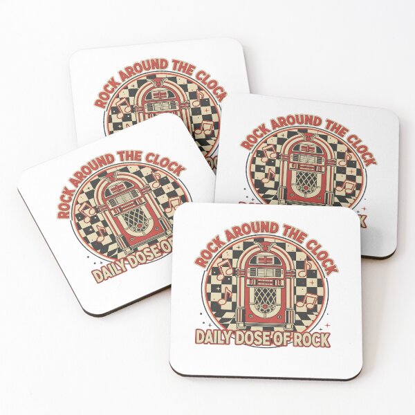 Item preview, Rock Around the Clock: Vintage Jukebox Retro Music Design designed and sold by DailyVibesMerch.
