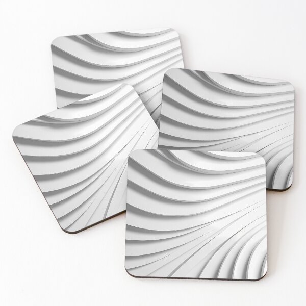 Item preview, Monochrome Wavy Abstract Texture (image size 7840x11680) designed and sold by Digital-Davinci.