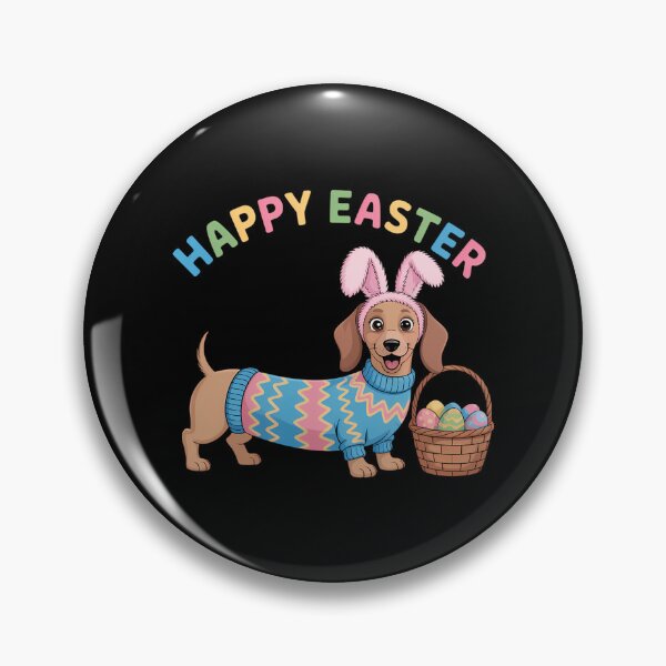 Item preview, Weiner Daschund Happy Easter designed and sold by Morphologiona.