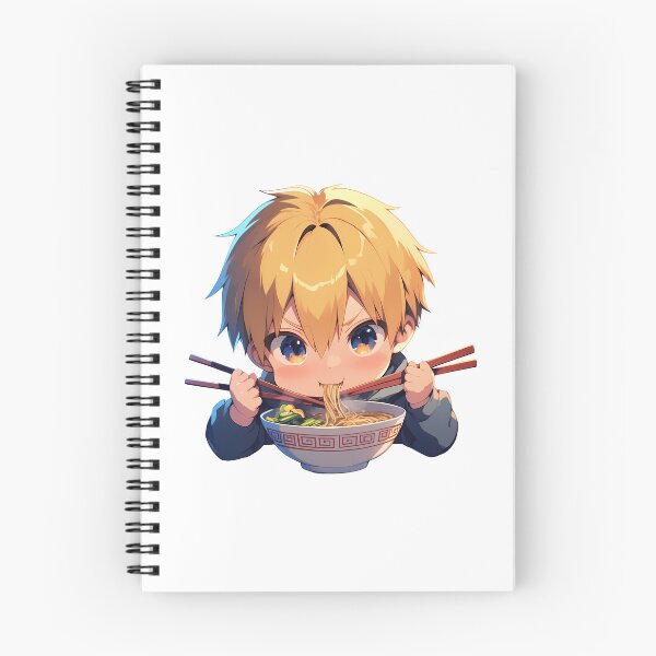 Item preview, Masaomi Kida Durarara Anime Kawaii Ramen Chibi Lively Joyful Noodle Moment designed and sold by Raslbazola.
