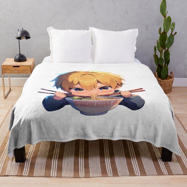 Item preview, Masaomi Kida Durarara Anime Kawaii Ramen Chibi Lively Joyful Noodle Moment designed and sold by Raslbazola.