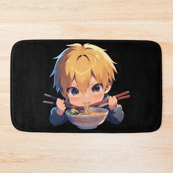 Item preview, Masaomi Kida Durarara Anime Kawaii Ramen Chibi Lively Joyful Noodle Moment designed and sold by Raslbazola.
