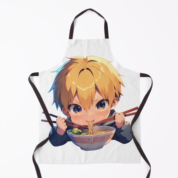 Item preview, Masaomi Kida Durarara Anime Kawaii Ramen Chibi Lively Joyful Noodle Moment designed and sold by Raslbazola.