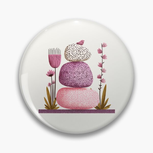 Item preview, Stacked Stones and Flowers designed and sold by nikoart001.