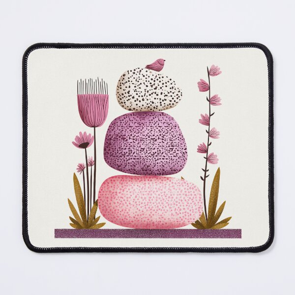 Item preview, Stacked Stones and Flowers designed and sold by nikoart001.