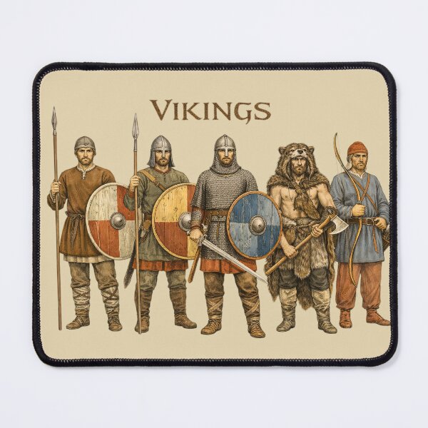 Item preview, Vikings Army Norse Warrior Art designed and sold by Retr0Tshirts.