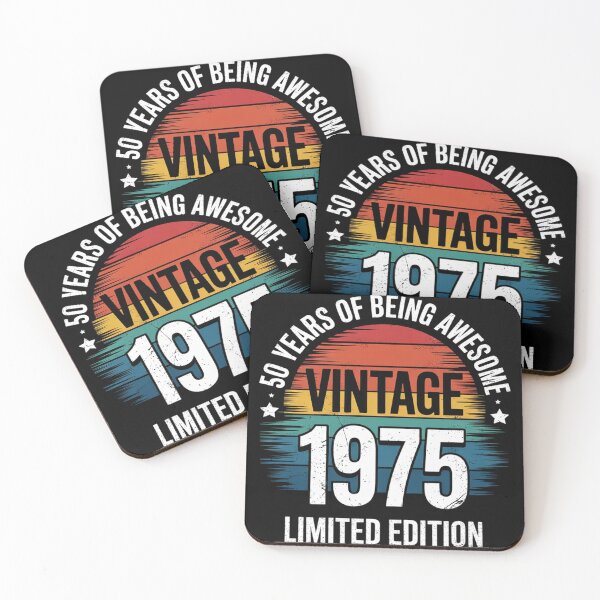 Item preview, Vintage 1975 Limited Edition 50-Year-Old 50th Birthday designed and sold by NailMolisa.