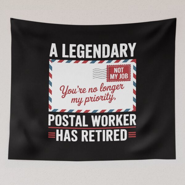 Item preview, Postal Worker Retired 2025 Postman Retirement Mail Carrier designed and sold by ForestMmost.