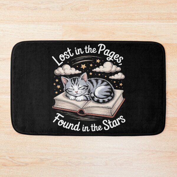 Item preview, Lost In The Pages, Found In The Stars Cat Bookish designed and sold by Voidbinder.