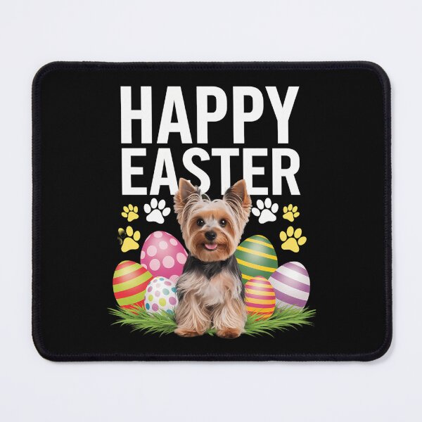 Item preview, Yorkie Yorkshire Terrier Dog Breed Happy Easter designed and sold by Morphologiona.