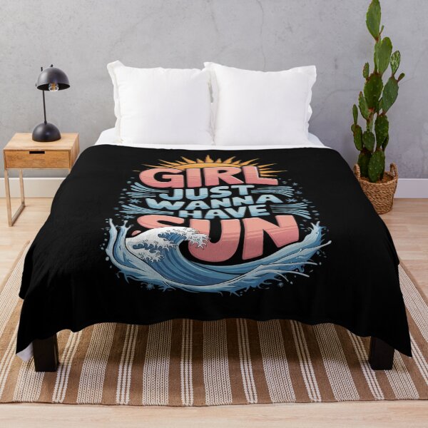Item preview, Girl Just Wanna Have Sun - Funny Summer Vacation Girls  designed and sold by MyzoToyota.