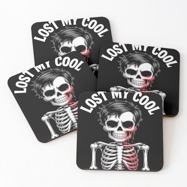 Item preview, Lost My Cool Space Skull Funny Astronaut Skeleton designed and sold by Voidbinder.
