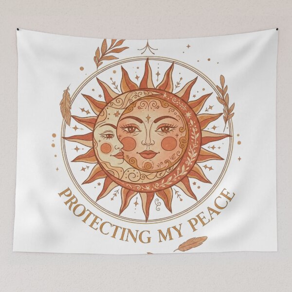 Item preview, Protecting My Peace Boho Spiritual New Year designed and sold by WojcikDesigners.