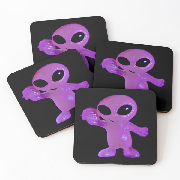 Item preview, Orchid Toned Alien with Hamburger by ElitebyElise designed and sold by ElitebyElise.