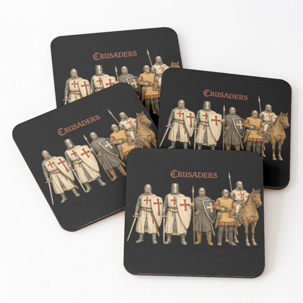 Item preview, Crusader Templar Knights Medieval Army Art designed and sold by Retr0Tshirts.