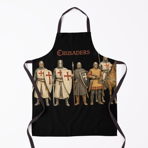 Item preview, Crusader Templar Knights Medieval Army Art designed and sold by Retr0Tshirts.