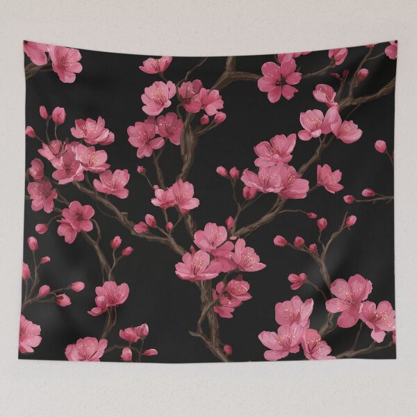 Item preview, Sakura Cherry Blossom Flower Floral Pink Tree Pattern Flowers designed and sold by LD ART.