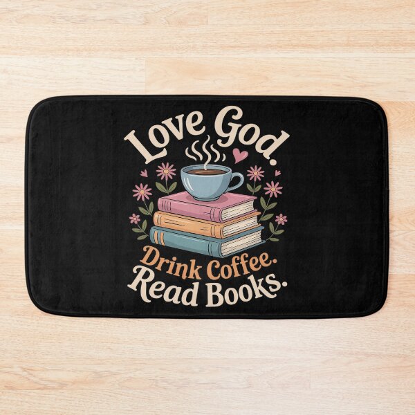Item preview, Love God Drink Coffee Read Books Lovers Christian Faith designed and sold by Voidbinder.