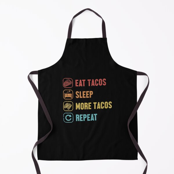 Item preview, Eat Sleep Tacos Repeat Hard Shell Al Pastor Seasoning Taco designed and sold by charitashmoqs.