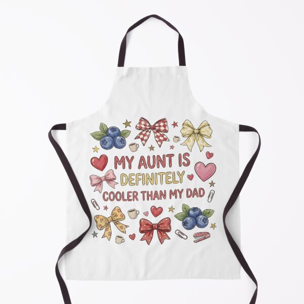 Item preview, My Aunt Is Definitely Cooler Than My Dad Funny Baby designed and sold by THREE LITTLE BEANS.