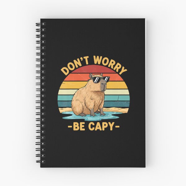 Item preview, Capybara Don't Worry Be Cappy Funny Capybara designed and sold by charitashmoqs.