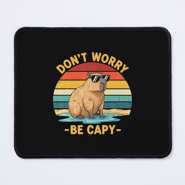 Item preview, Capybara Don't Worry Be Cappy Funny Capybara designed and sold by charitashmoqs.