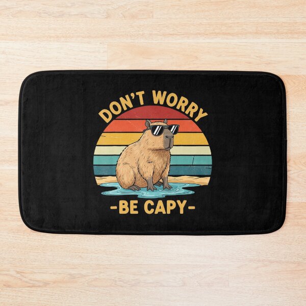 Item preview, Capybara Don't Worry Be Cappy Funny Capybara designed and sold by charitashmoqs.