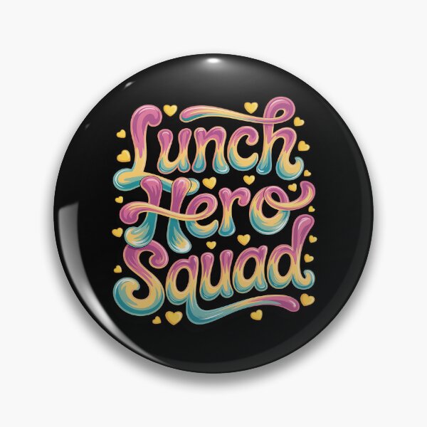 Item preview, Lunch Hero Squad Fun Colorful designed and sold by Voidbinder.