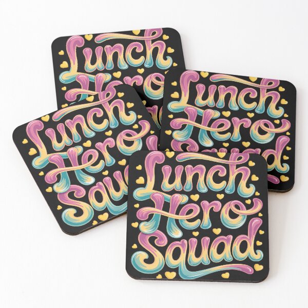 Item preview, Lunch Hero Squad Fun Colorful designed and sold by Voidbinder.
