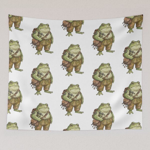 Item preview, Goblincore Aesthetic: Mud-Patch Toad Scavenger designed and sold by bapupa.