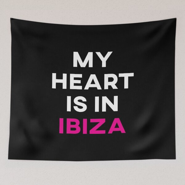 Item preview, My Heart Is In Ibiza designed and sold by teesaurus.